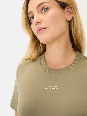 CAMEL ACTIVE T-Shirt aus Organic Cotton in Grün