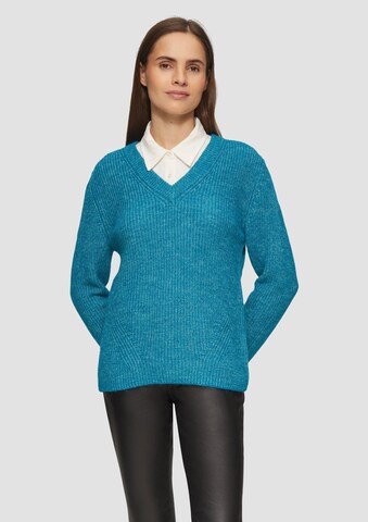 s.Oliver Pullover in Blau: Vorderseite