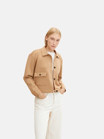 TOM TAILOR Jacke in Beige