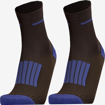 UphillSport Athletic Socks 'FRONT' in Blue