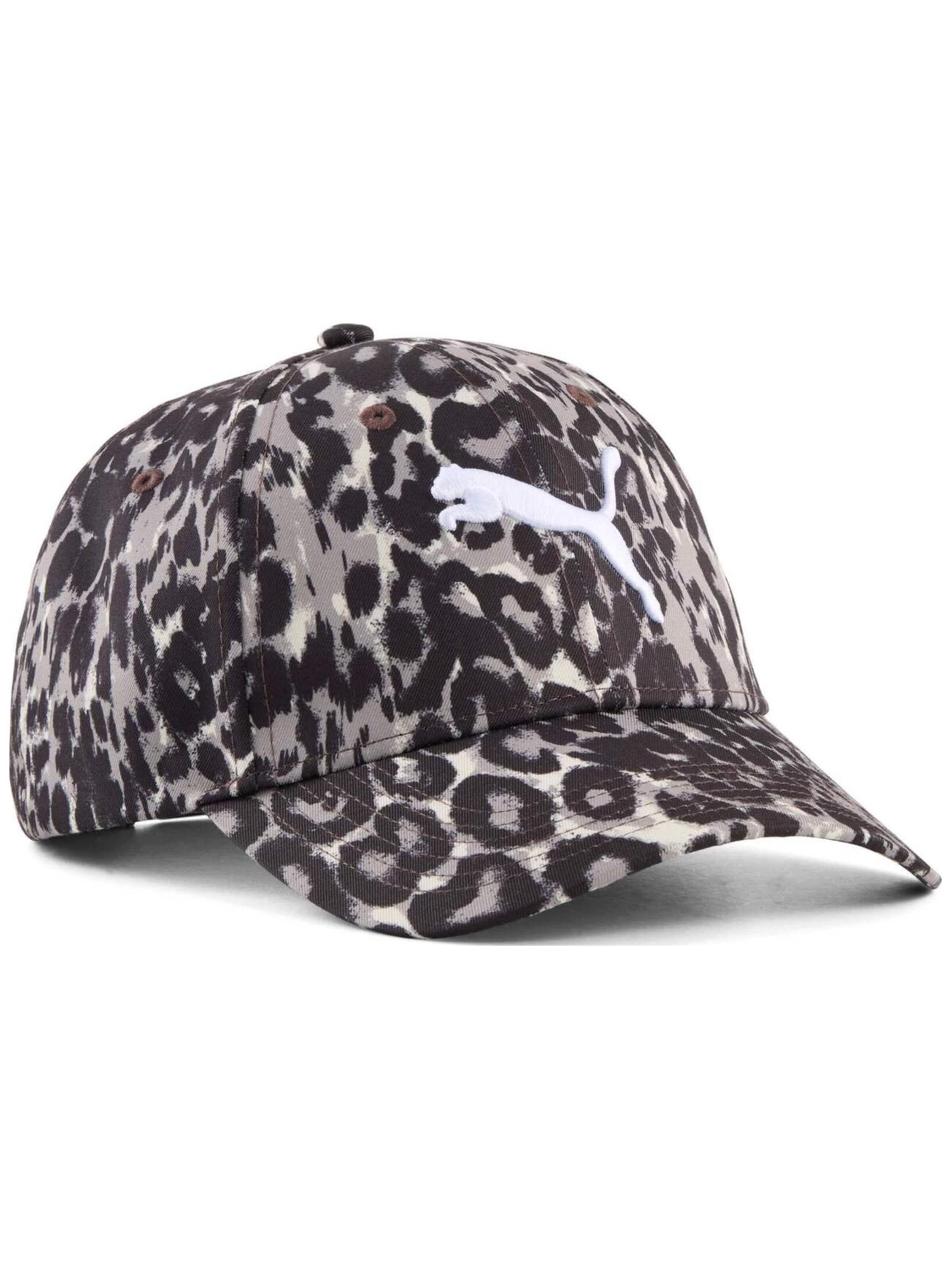 PUMA Sportpet 'Puma Ess Elevated Aop Bb Cap' in Zwart
