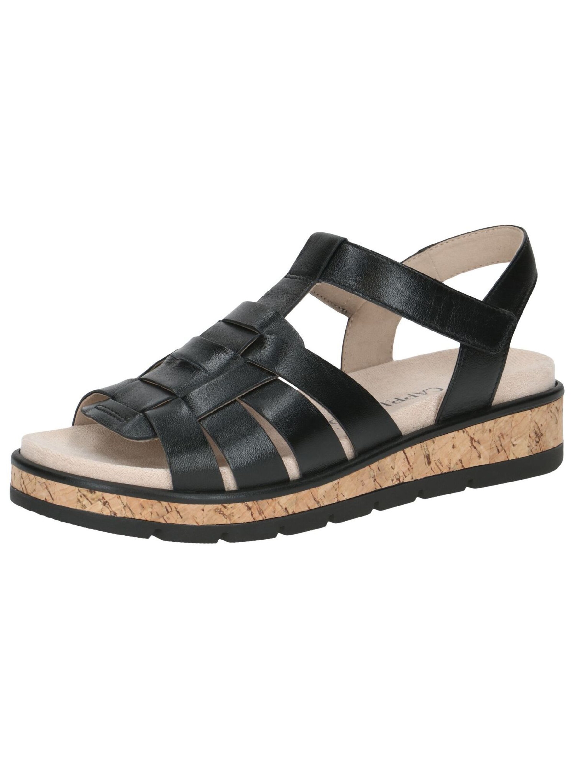 CAPRICE Sandale in schwarz, Produktansicht