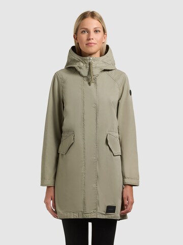 Manteau mi-saison 'Nika' khujo en vert : devant