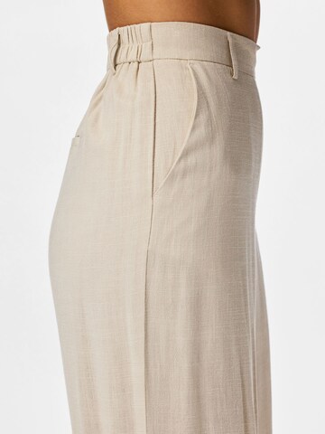 PIECES Wide Leg Bukser 'PCVinsty' i beige