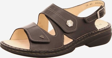 Finn Comfort Sandals in Brown: front