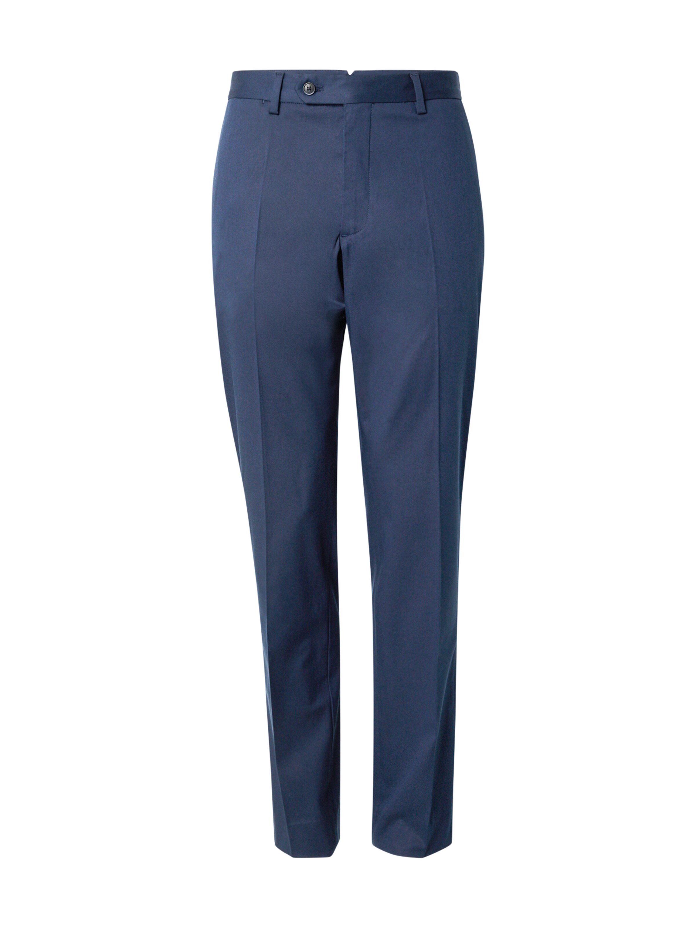 Pantaloni con piega frontale di Hackett London in blu: frontale