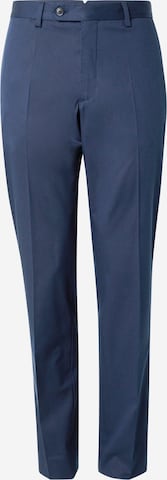 Pantaloni con piega frontale di Hackett London in blu: frontale
