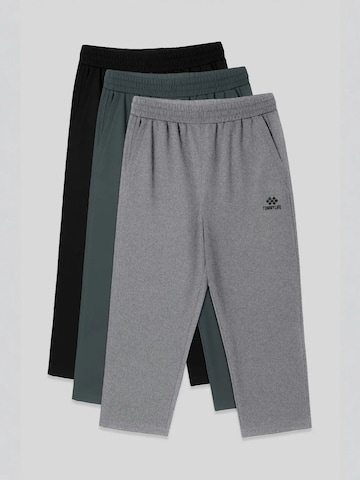 Wide Leg Pantalon Tommy Life en gris : devant
