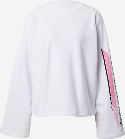 LeGer by Lena Gercke Sweatshirt 'Lola' in de kleur Rosa / Zwart / Wit, Productweergave