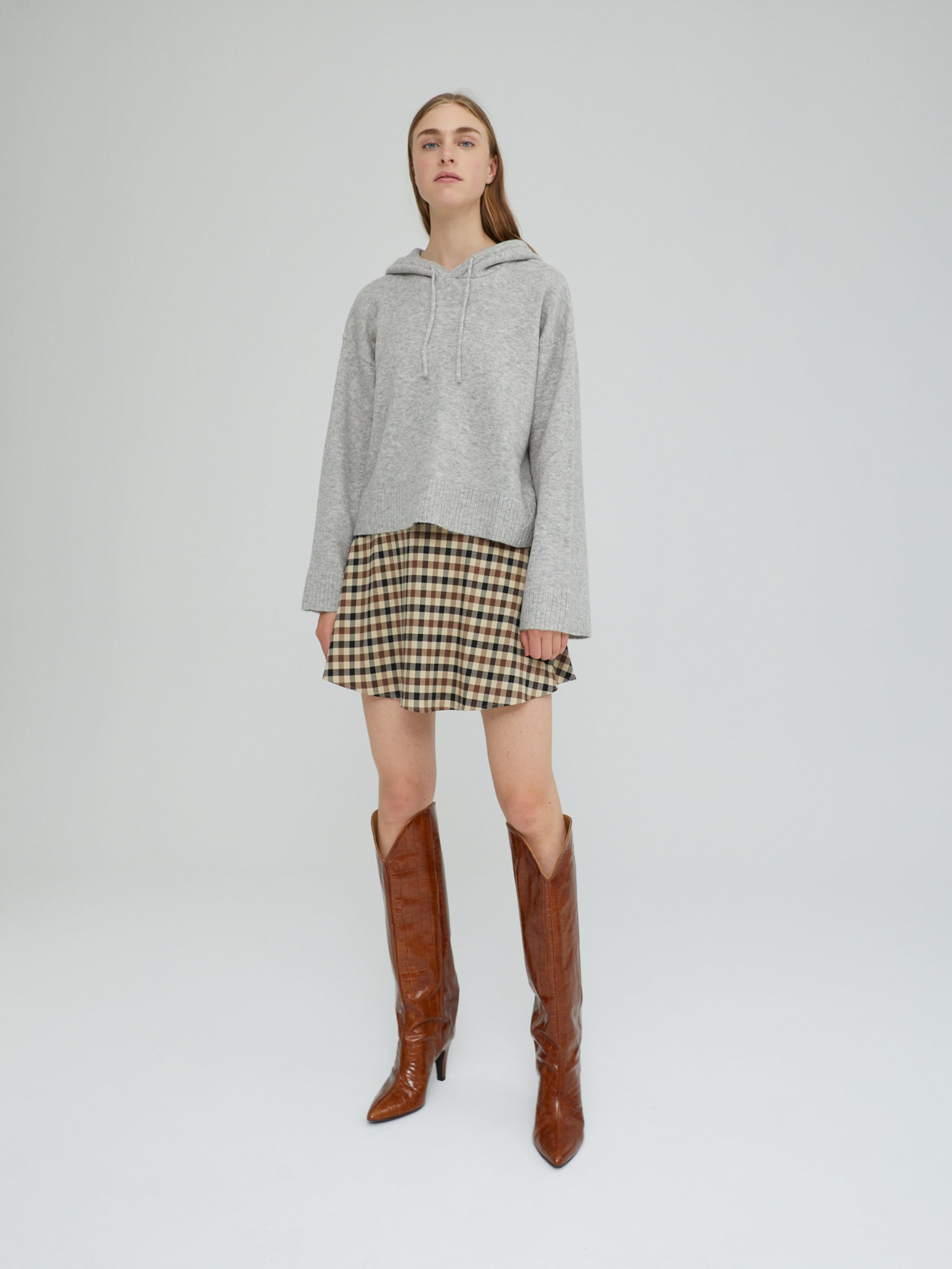 EDITED Produkte Pullover 'Lucille' graumeliert