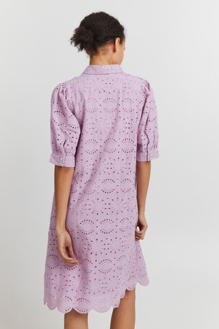 Abito camicia 'FAUSTA' di ICHI in lilla