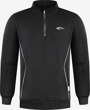 Smilodox Sweatshirt 'Jones' in Black: front