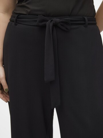 Vero Moda Curve Wide Leg Bukser 'MILLA' i sort