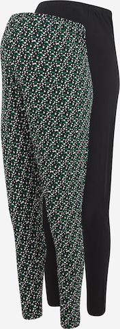 Mamalicious Curve Skinny Leggings in Groen: voorkant