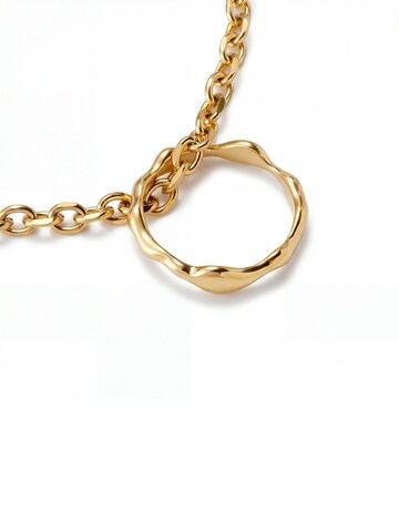 Sidegren Necklace 'Molten' in Gold