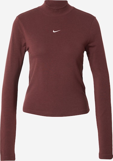 Marškinėliai iš Nike Sportswear, spalva – burgundiško vyno spalva / balta, Prekių apžvalga