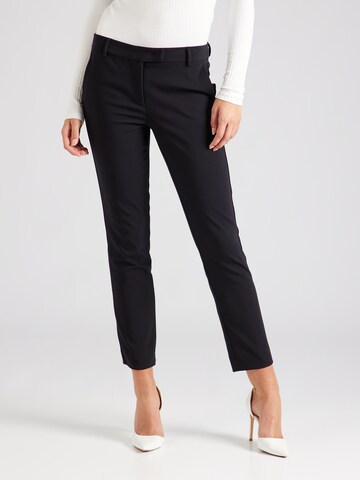 Marella Slim fit Chino trousers 'PIRRO' in Black: front