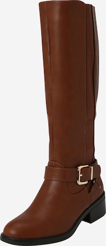 Dorothy Perkins Boots 'Kendra' in Brown: front