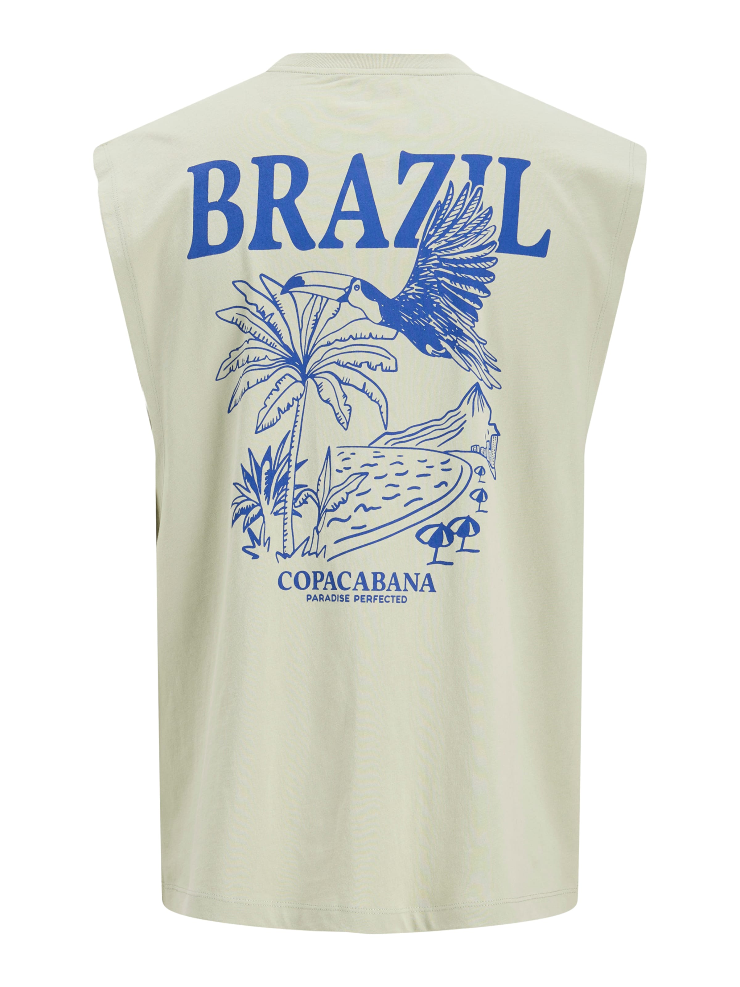 T-Shirt 'JORSUN' JACK & JONES en gris