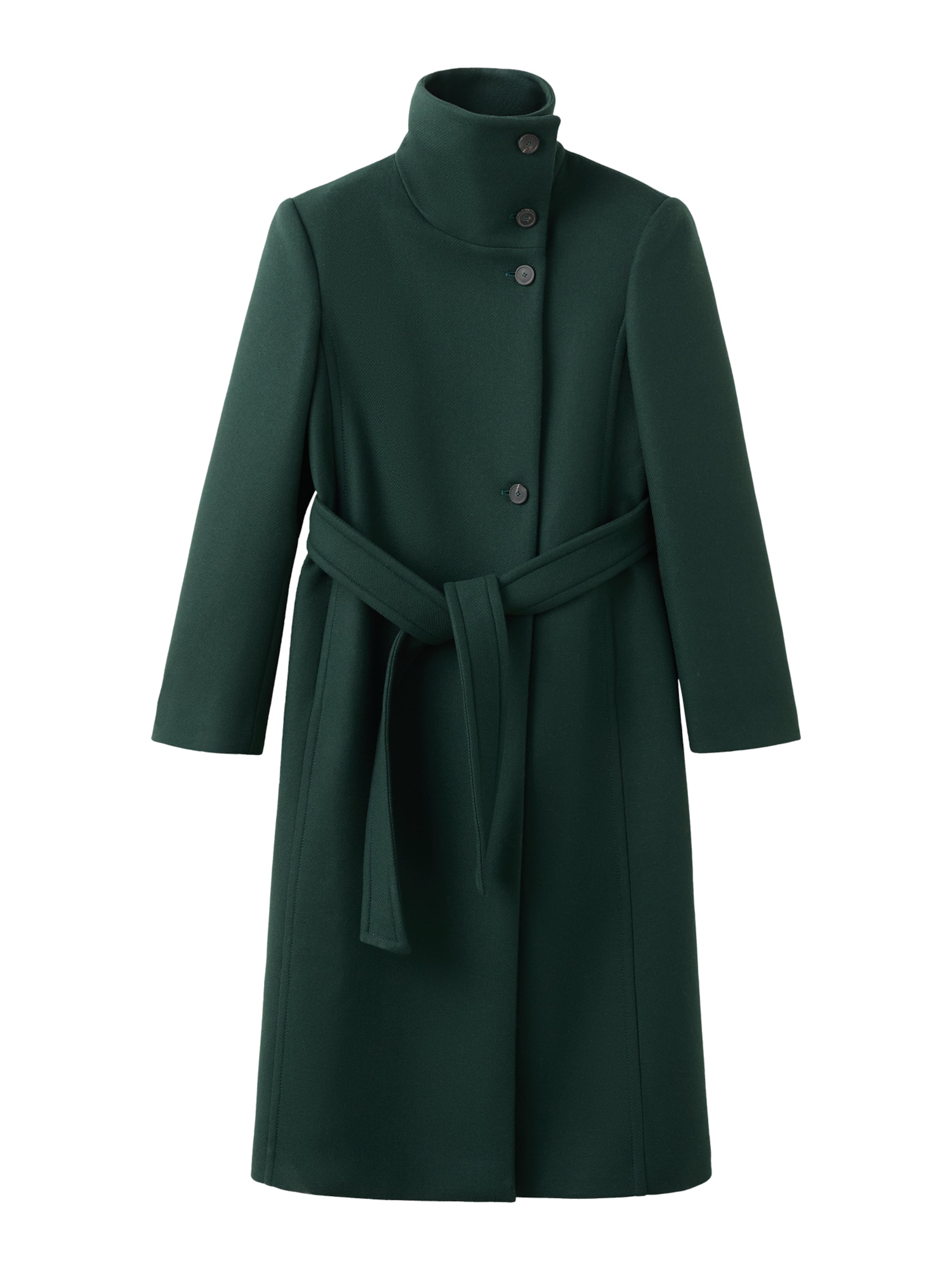 MANGO Зимно палто 'SIRENITA' в зелено: отпред