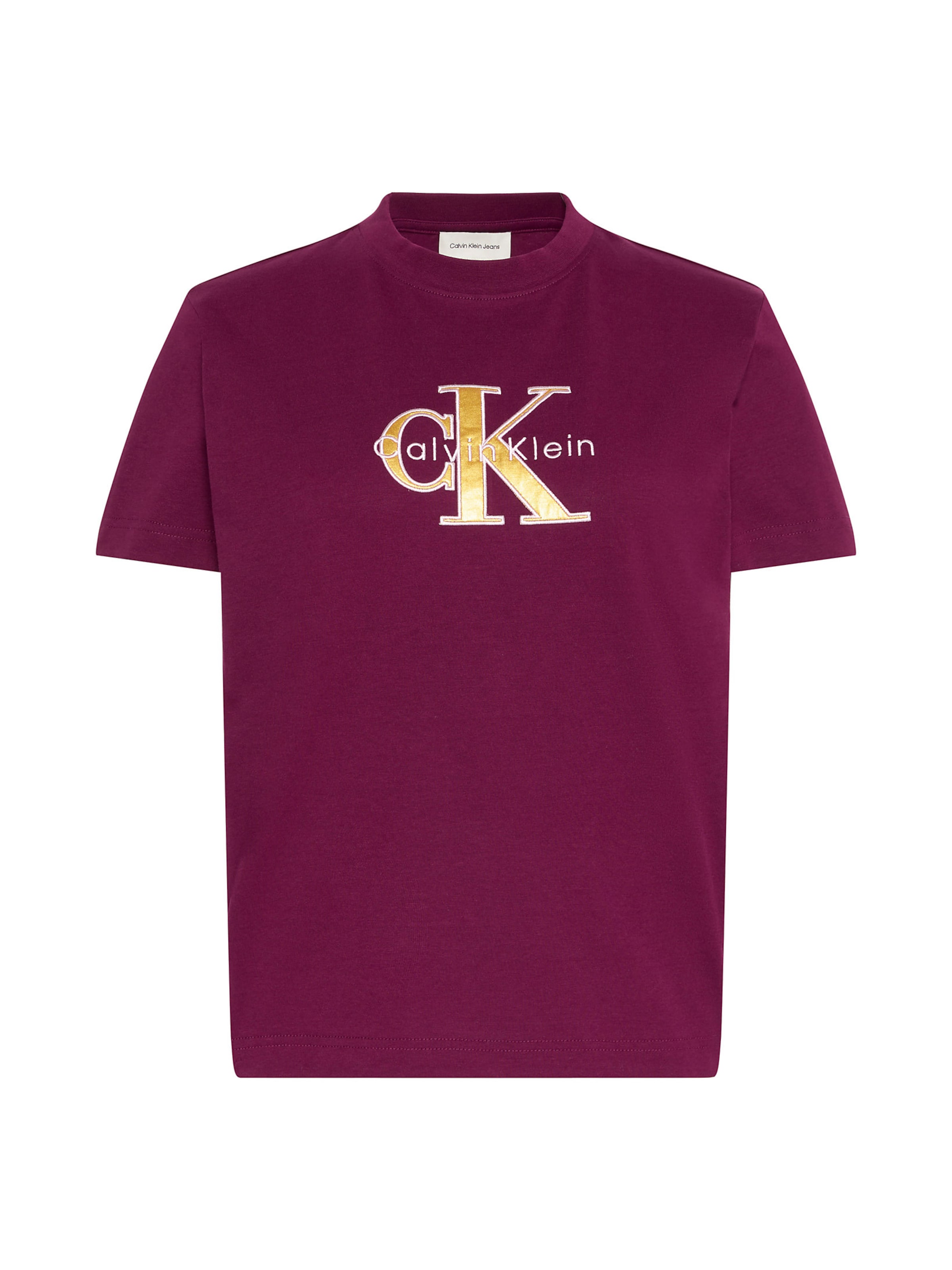 Calvin Klein Shirt in Lila: voorkant