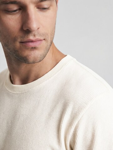 Antargo Shirt 'Waffle T-Shirt' in White