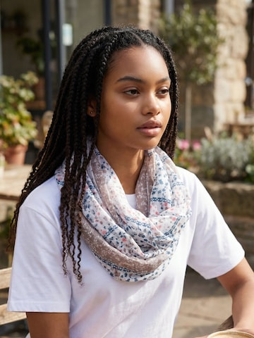 Écharpe tube 'Streublümchen' Kumixi en beige