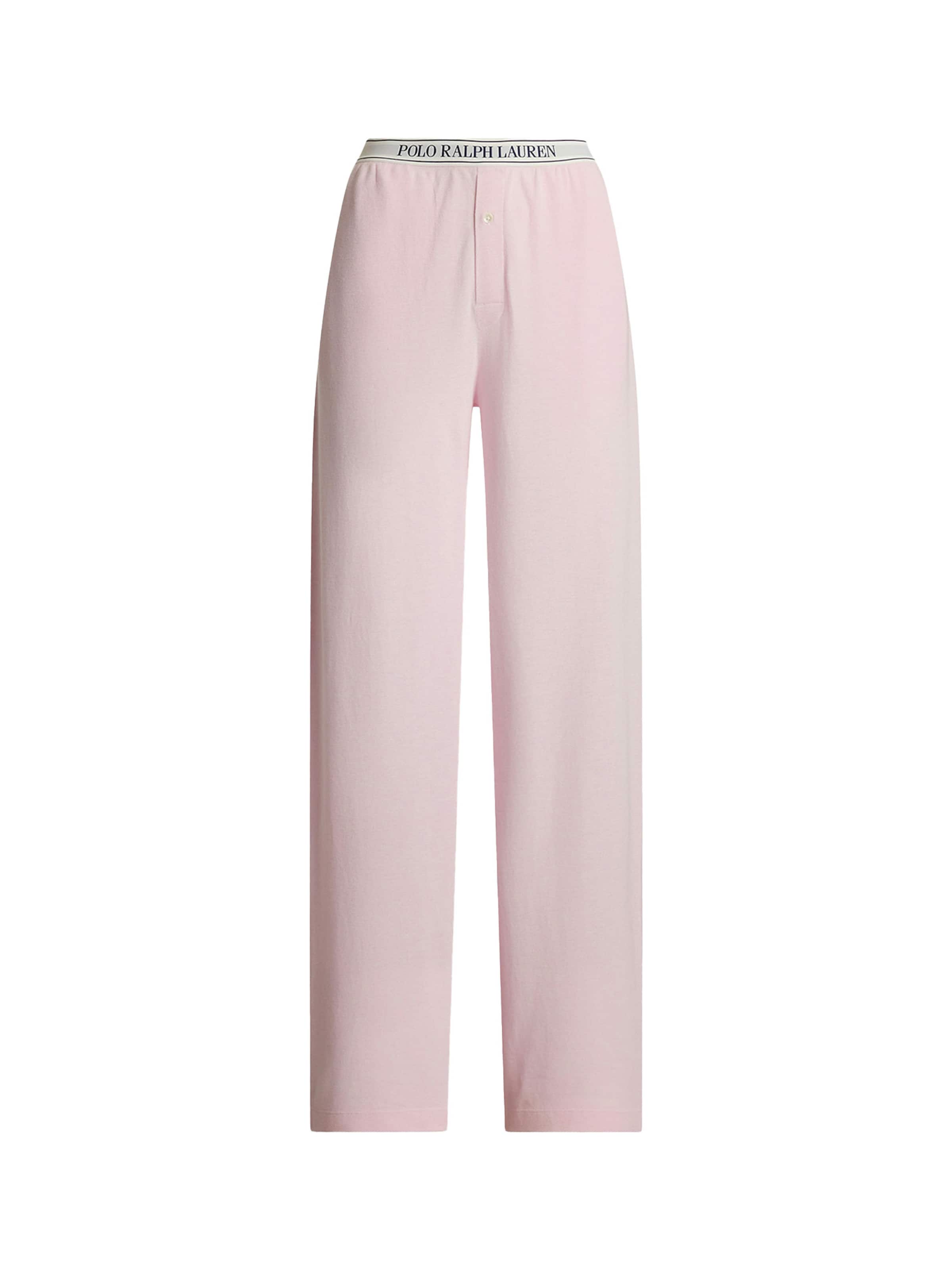 Pantalon de pyjama Polo Ralph Lauren en rose : devant