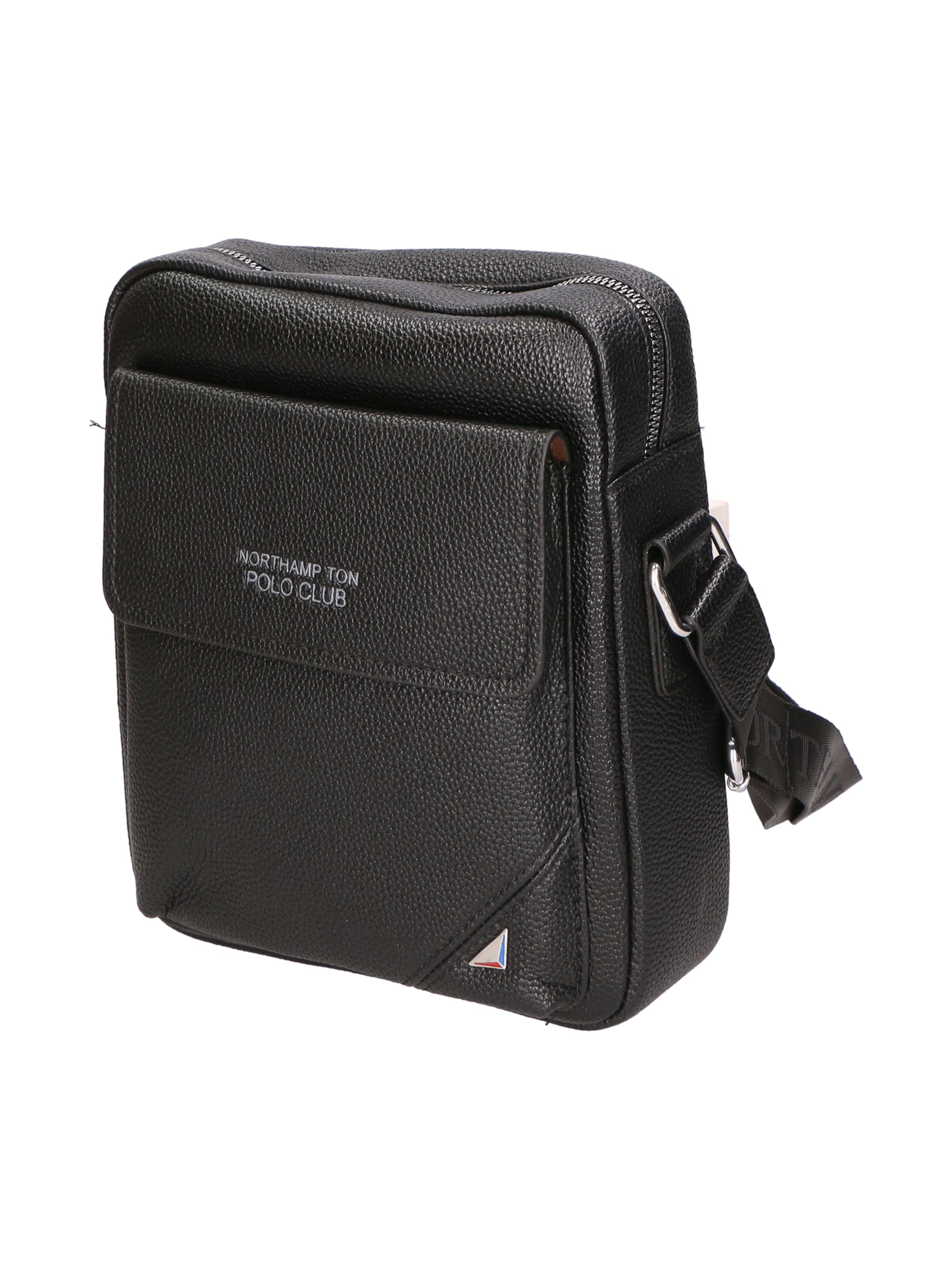 Borsa a spalla di Northampton Polo Club in nero: frontale