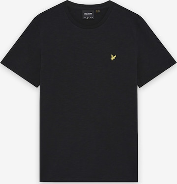 T-Shirt 'Fine Slub' Lyle & Scott en noir : devant