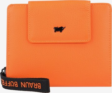 Braun Büffel Wallet 'Capri' in Orange: front