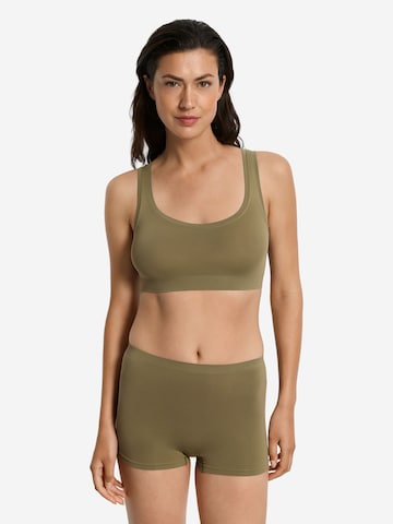 Bustier Soutien-gorge 'Touch Feeling' Hanro en vert : devant