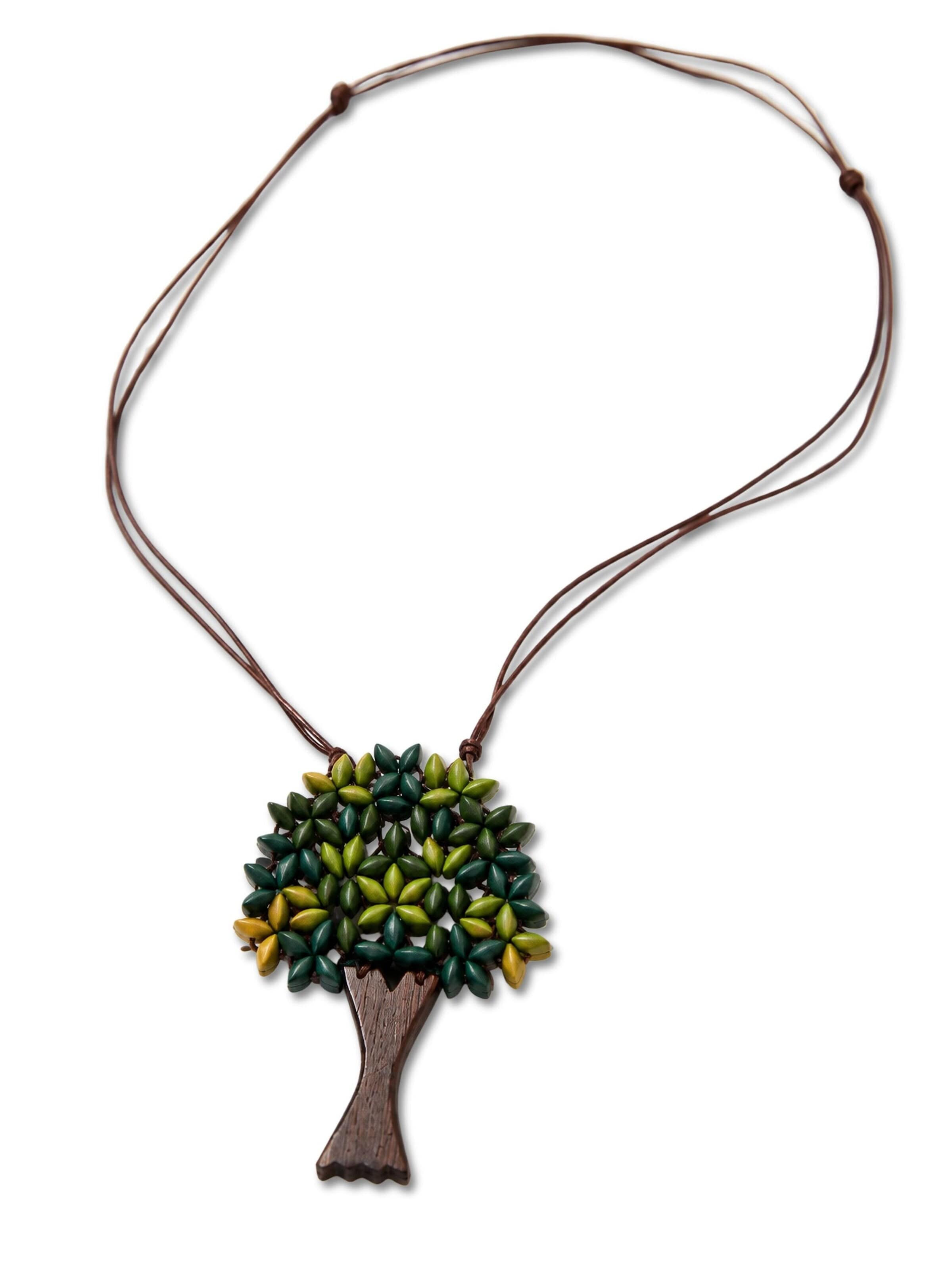 COLLEZIONE ALESSANDRO Necklace 'Tessa' in Onesize in Green, Item view