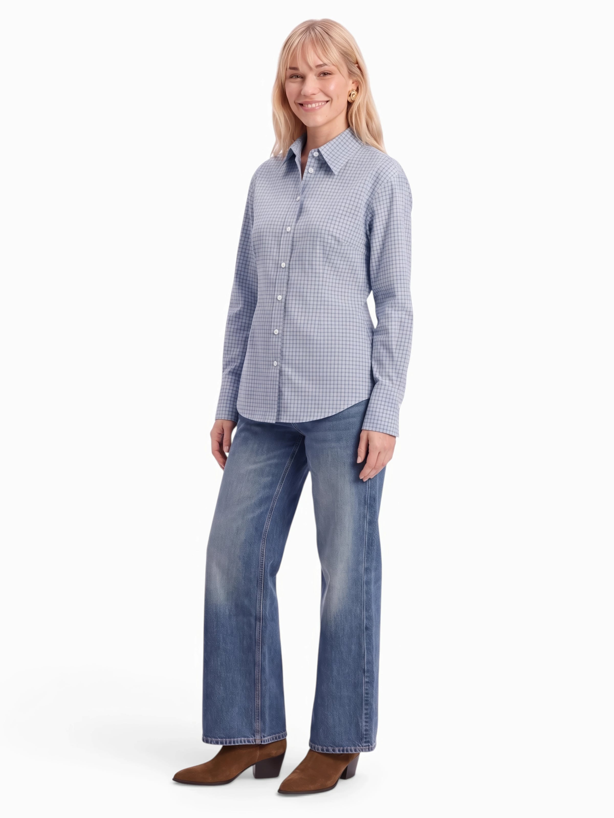 KAVAZI Blouse in Blauw
