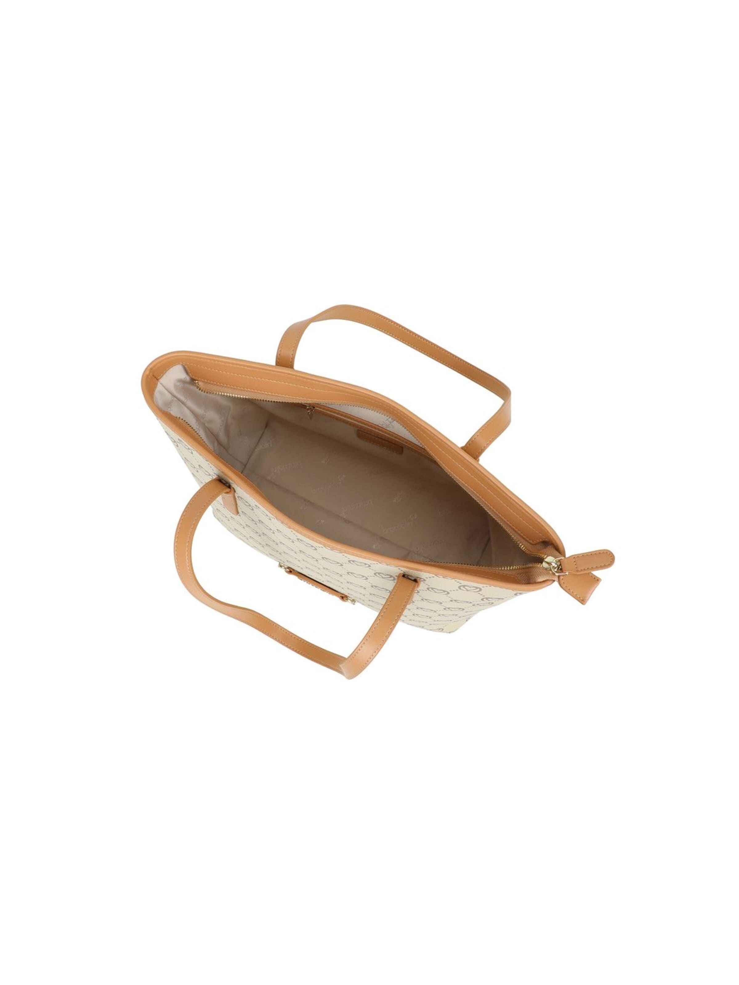 Shopper 'Monogram' di Braccialini in beige