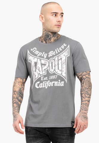Tapout Majica 'HAILY BE' | siva barva: sprednja stran