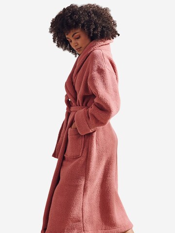 ESSENZA Long Bathrobe 'Nama' in Pink