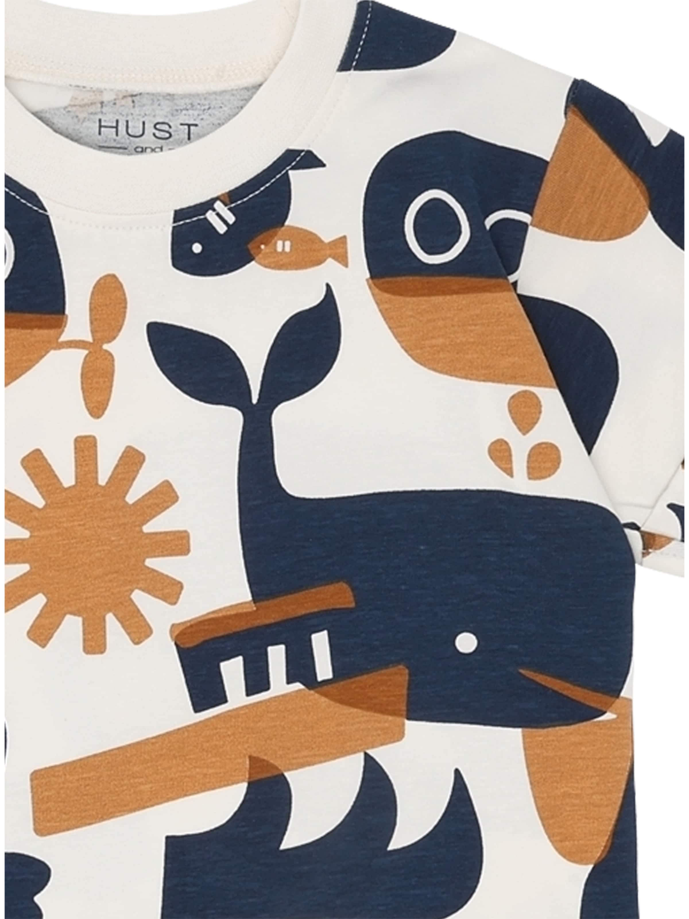 T-Shirt 'Anton Oceanlife' Hust & Claire en blanc