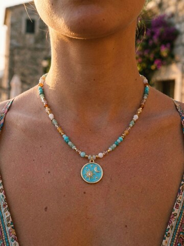 Nemomatheo Necklace 'Mosaico' in Blue