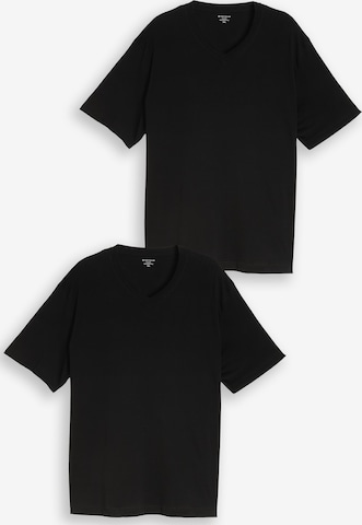T-Shirt TOM TAILOR Men + en noir : devant