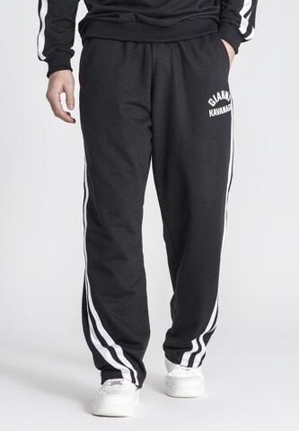 Regular Pantalon 'Crew' Gianni Kavanagh en noir : devant
