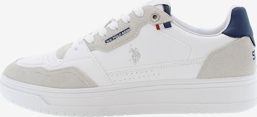 Sneaker bassa 'Kosmo' di U.S. POLO ASSN. in bianco: frontale