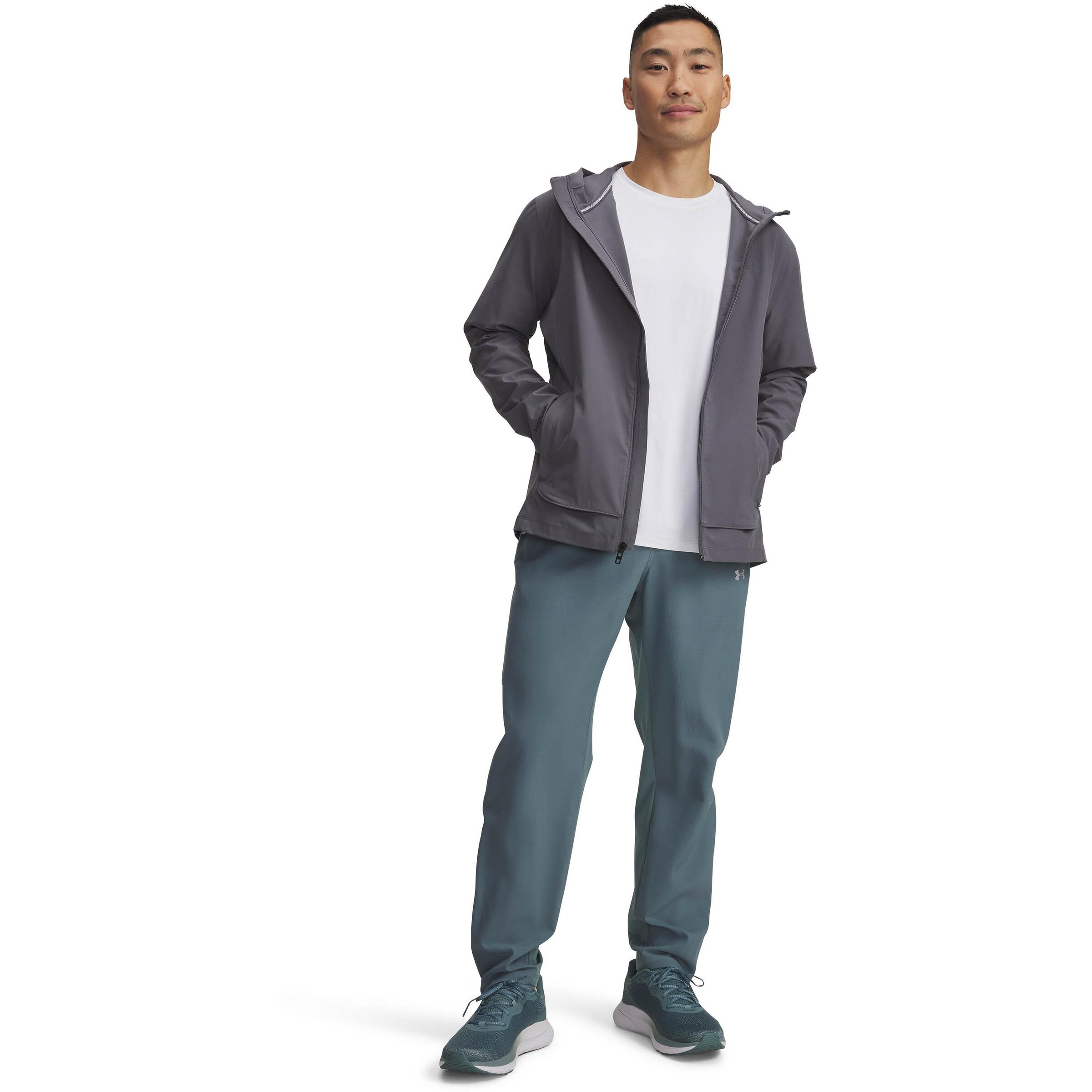 UNDER ARMOUR Regular Workout Pants 'Velociti Pro' in Blue