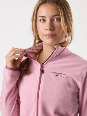 SWEDEMOUNT Functionele fleece jas 'Stryn' in Roze