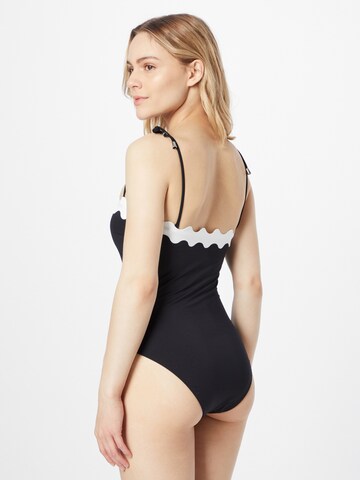 Seafolly Badeanzug 'Gia' in Schwarz