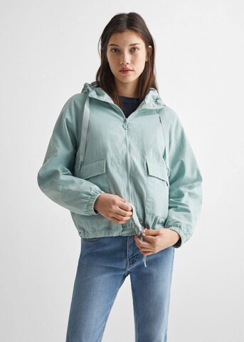 MANGO TEEN Funktionsjacke in Blau: predná strana