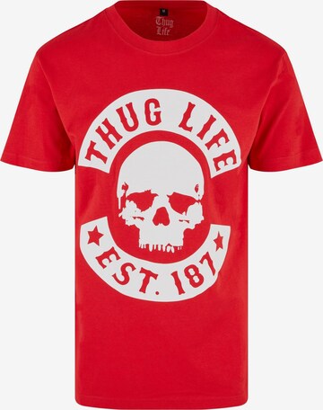 Thug Life T-Shirt in Rot: predná strana
