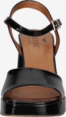 MUSTANG Strap Sandals in Black