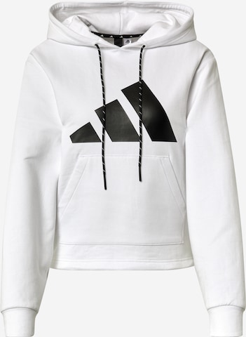 Sweat de sport ADIDAS SPORTSWEAR en blanc : devant