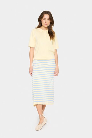 SAINT TROPEZ Sweter 'Mila' w kolorze żółty